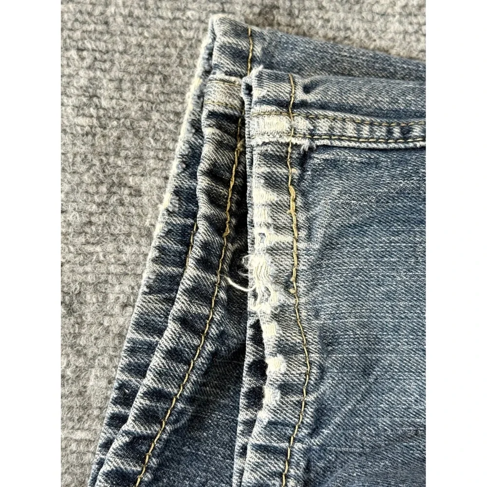 Levi's 514 Slim Straight Jeans Size 26 Blue Denim Pants Normal Wear EUC